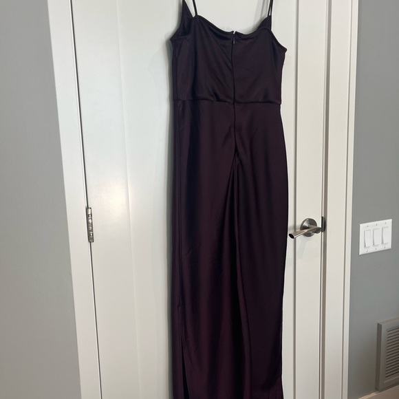 BHLDN Purple Cowl Neck Dress - Picture 12 of 16